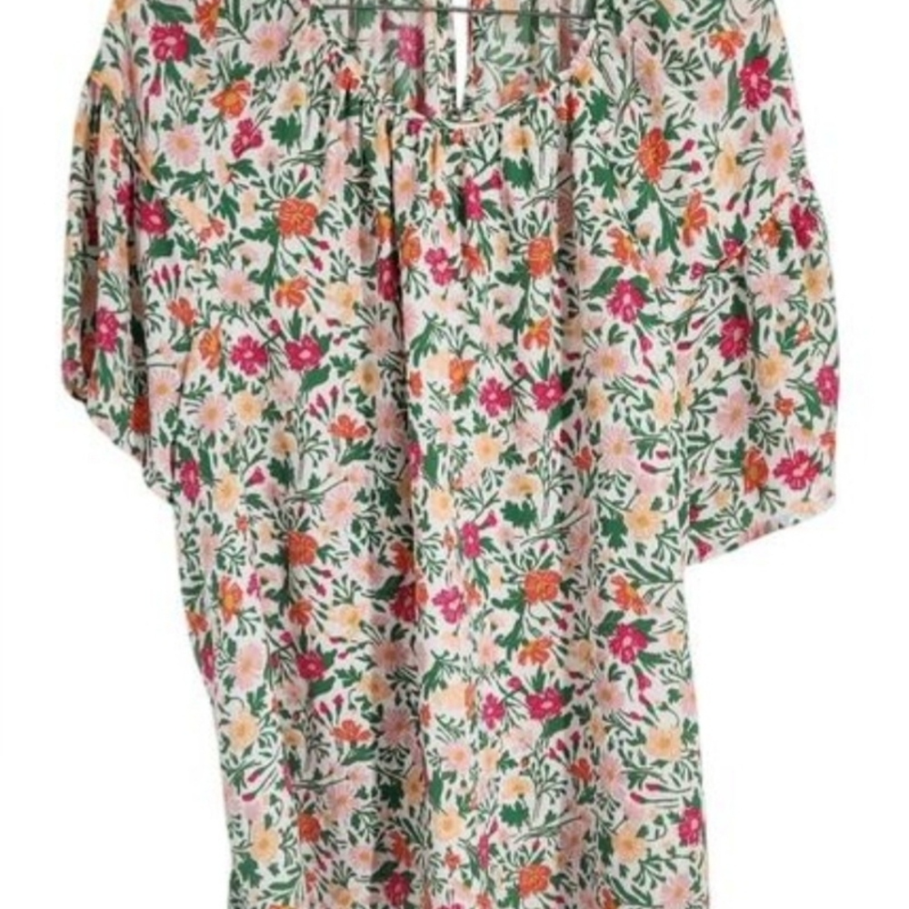 Croft & Barrow Multicolor Floral Top